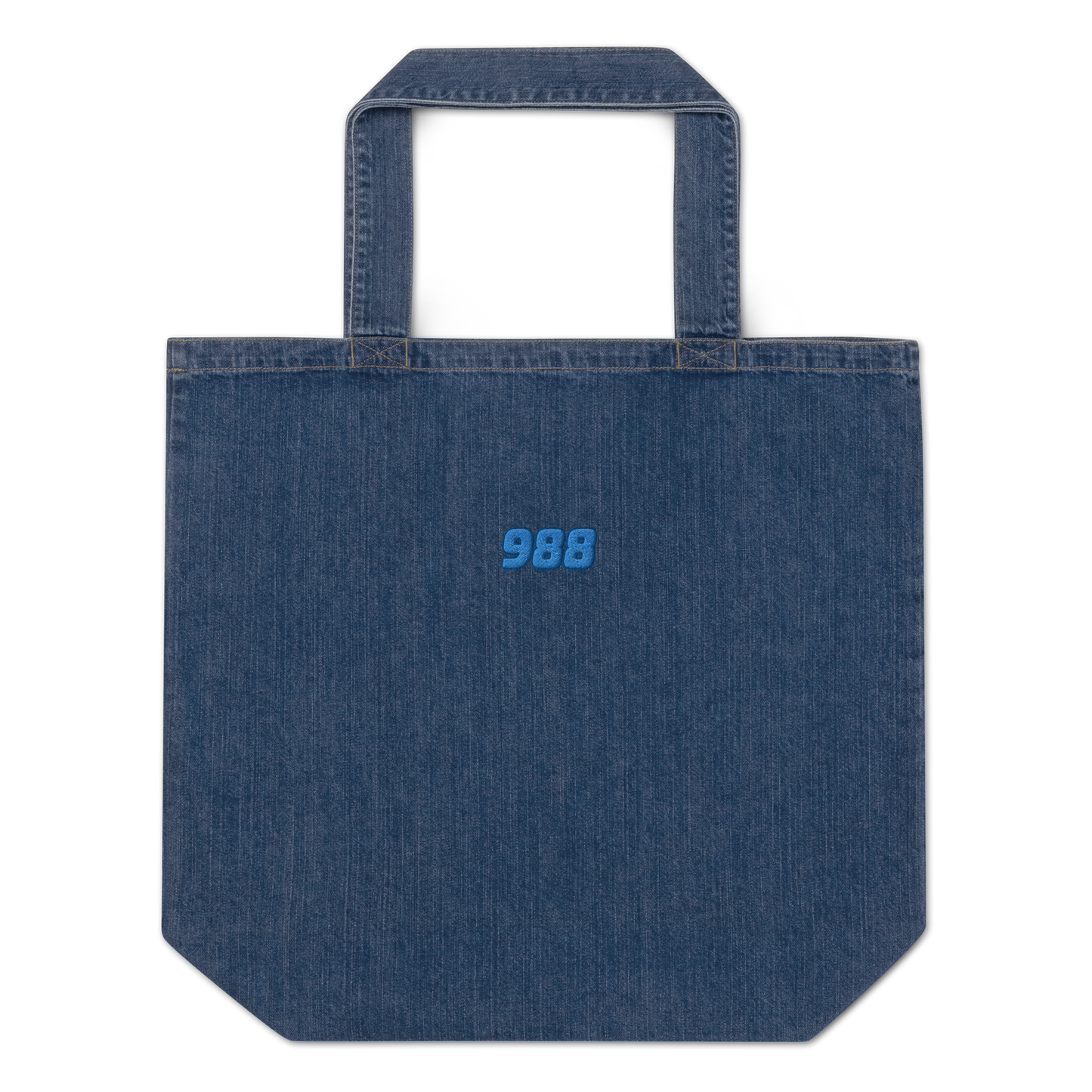 988 denim tote bag