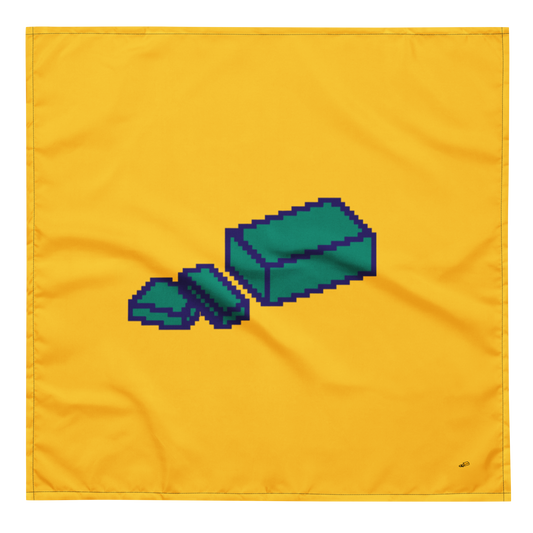 Yellow_turquoise Bandana