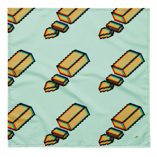 Teal_glitch Bandana